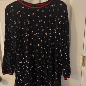 POPSUGAR Black Floral Dress